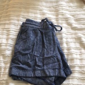 Old Navy blue shorts.